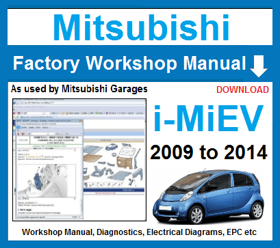 Mitsubishi i Miev workshop repair manual